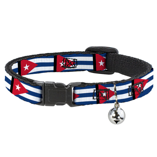 Cat Collar Breakaway - Cuba Flags