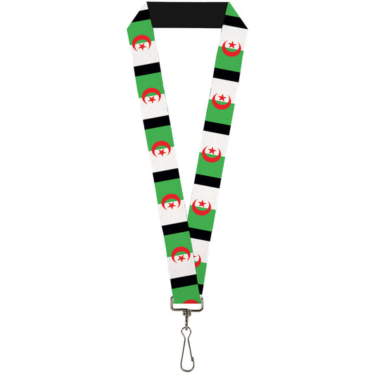 Lanyard - 1.0" - Algeria Flags