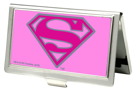 Business Card Holder - SMALL - Superman FCG Pink