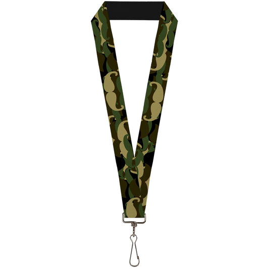 Lanyard - 1.0" - Camo'stache