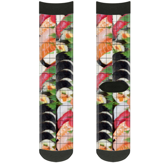 Sock Pair - Polyester - Sushi Vivid - CREW