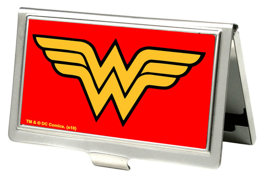 Business Card Holder - SMALL - Wonder Woman Logo FCG Red