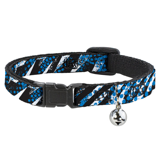Cat Collar Breakaway - Grunge Tread Blue