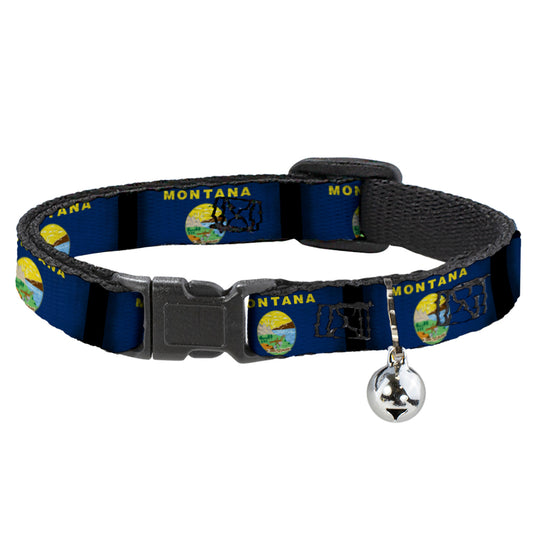 Cat Collar Breakaway - Montana Flags2