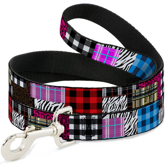 Dog Leash - Plaid & Animal Skins