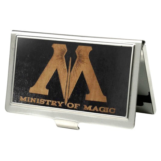 Business Card Holder - SMALL - M-MINISTRY OF MAGIC Symbol GW Black