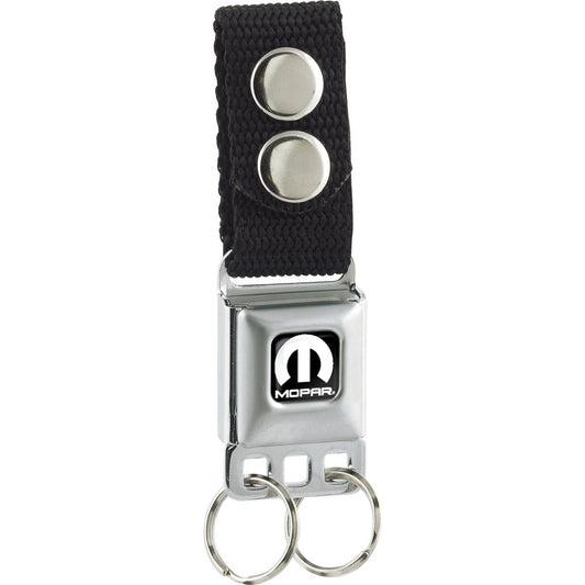 Keychain - MOPAR Logo Full Color Black White