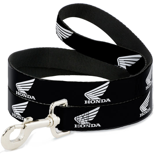 Dog Leash - HONDA Motorcycle Logo Black/White