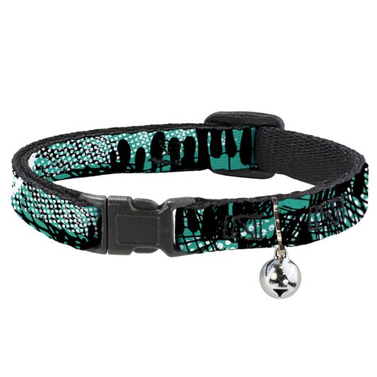 Cat Collar Breakaway - Grunge Gears Green