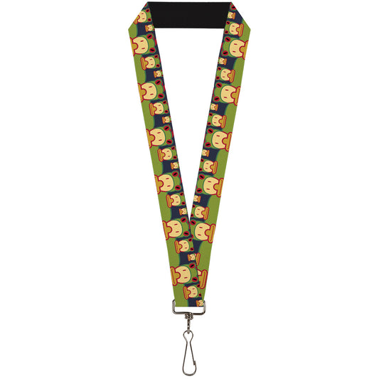 Lanyard - 1.0" - Duck w Frog Hat