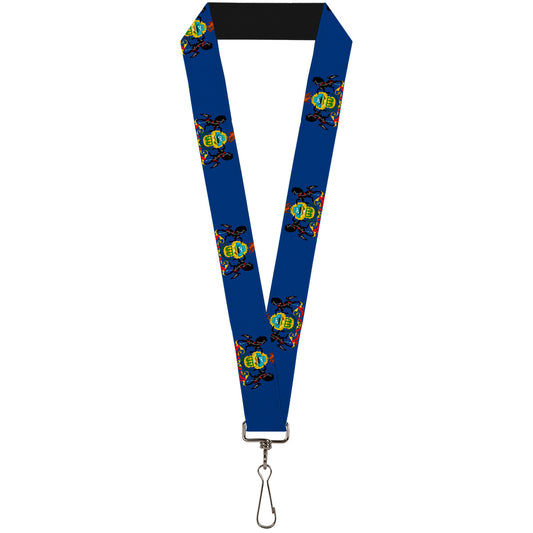 Lanyard - 1.0" - Pennsylvania Flag