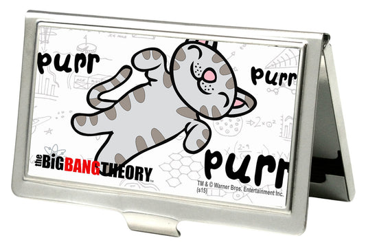 Business Card Holder - SMALL - Soft Kitty PURR, PURR, PURR FCG