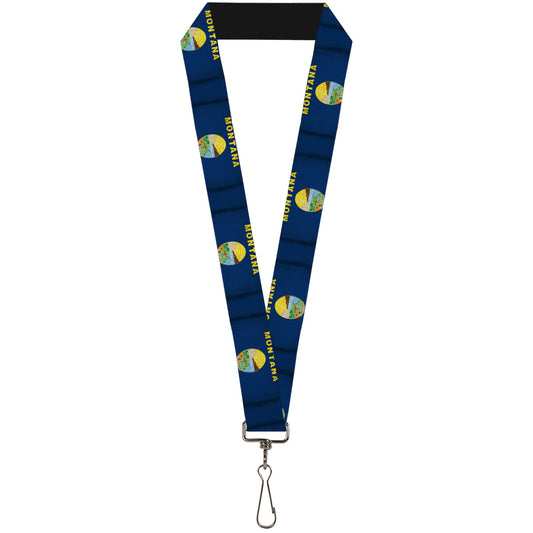 Lanyard - 1.0" - Montana Flags