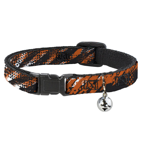 Cat Collar Breakaway - Grunge Tread Orange