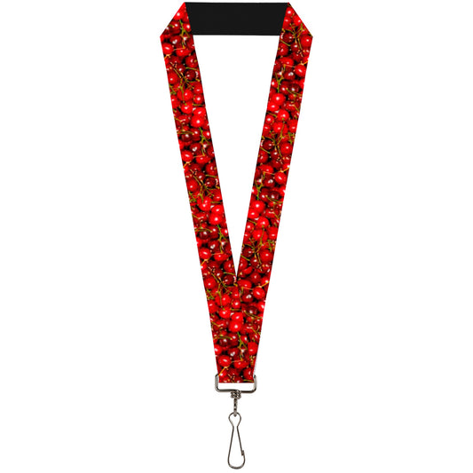 Lanyard - 1.0" - Fresh Cherries Stacked