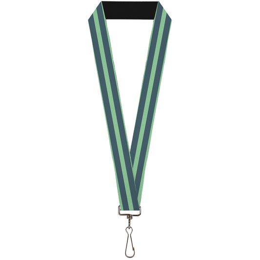 Lanyard - 1.0" - Stripes Pastel Green Olive