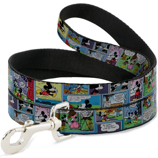 Dog Leash - Mickey & Minnie Comic Strip