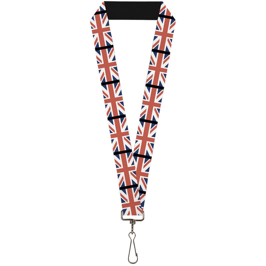 Lanyard - 1.0" - United Kingdom Flags