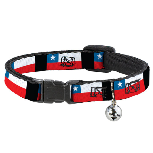 Cat Collar Breakaway - Chile Flags