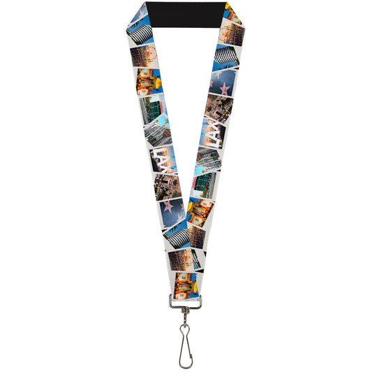 Lanyard - 1.0" - Vivid Los Angeles Snapshots Stacked