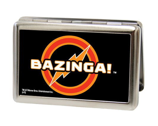 Business Card Holder - LARGE - BAZINGA! Logo FCG Black