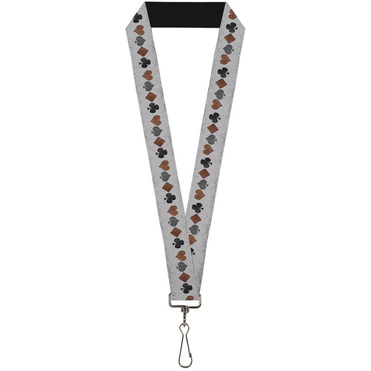 Lanyard - 1.0" - Suits Gray Stone