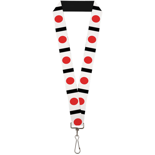 Lanyard - 1.0" - Japan Flags