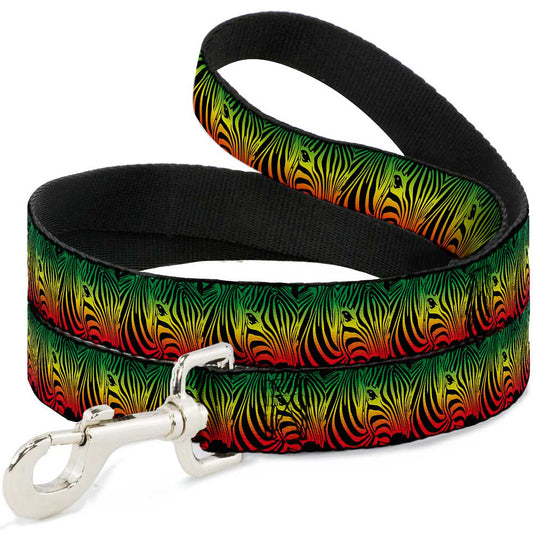 Dog Leash - Zebra Head Rasta