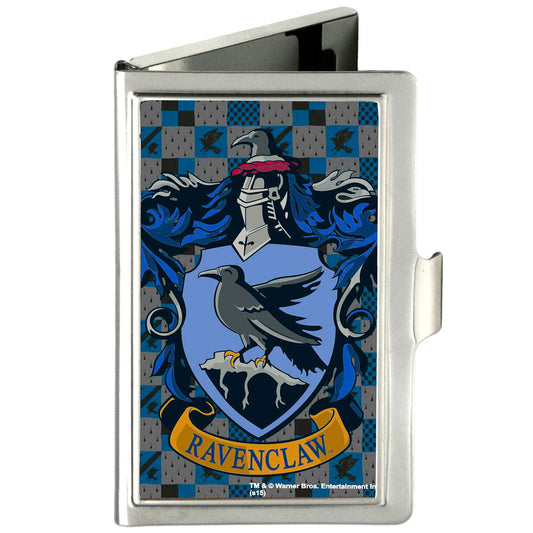 Business Card Holder - SMALL - Ravenclaw Crest FCG Gray Blues