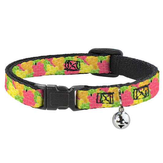 Cat Collar Breakaway - Gummy Bears Stacked Multi Color