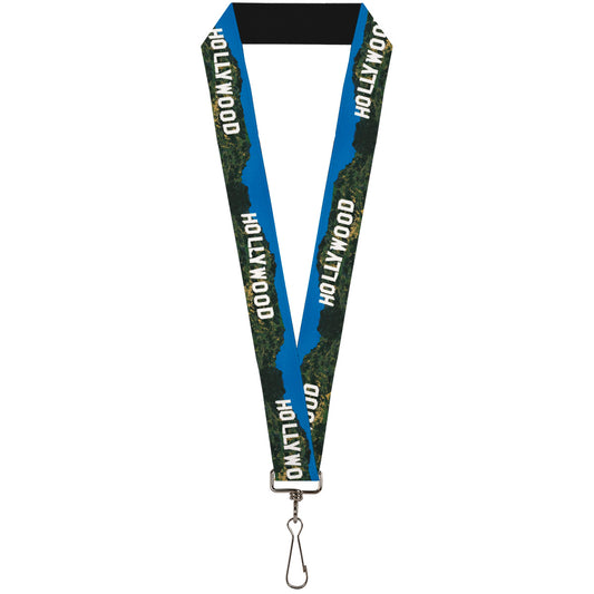 Lanyard - 1.0" - Vivid HOLLYWOOD Sign