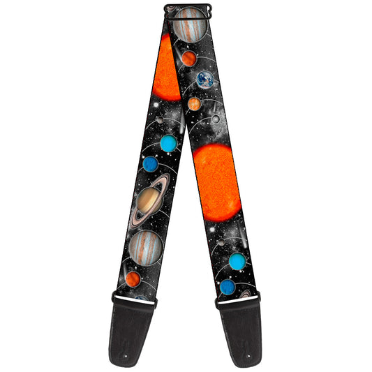 Guitar Strap - Solar System Sun Planets Stars