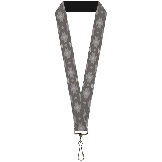 Lanyard - 1.0" - Navajo Grays