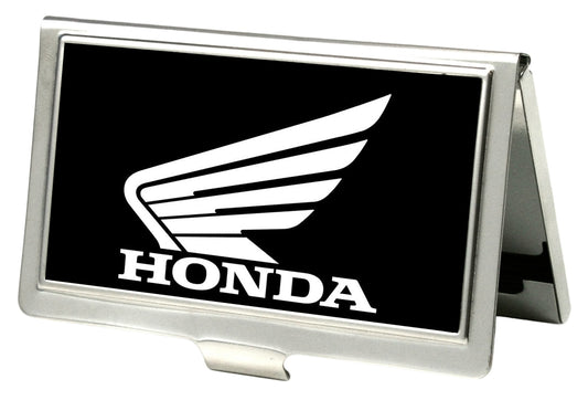 Business Card Holder - SMALL - HONDA Motorcycle FCG Black White