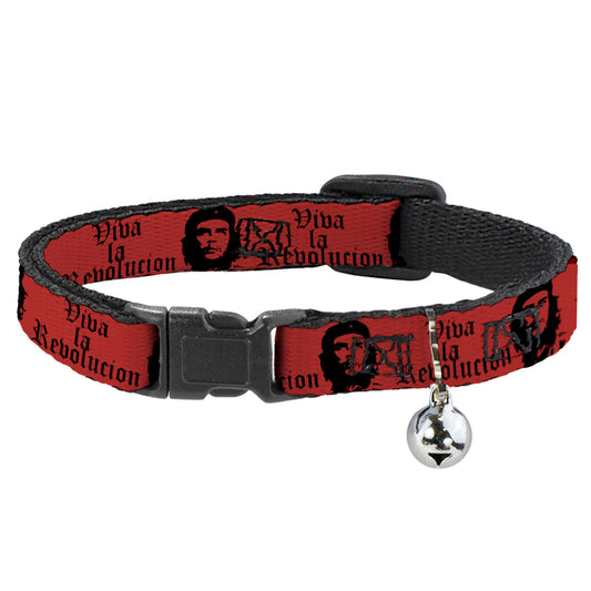 Cat Collar Breakaway - Che Red Black
