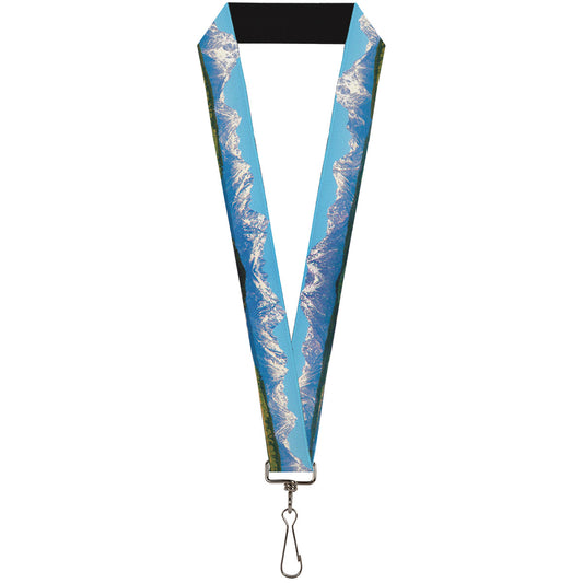 Lanyard - 1.0" - Landscape Snowy Mountains