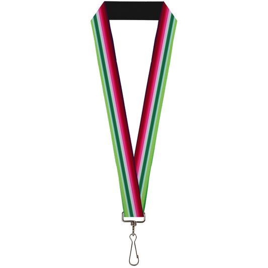 Lanyard - 1.0" - Zarape1 Horizontal Red White Green