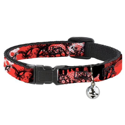 Cat Collar Breakaway - Grunge Gears Orange