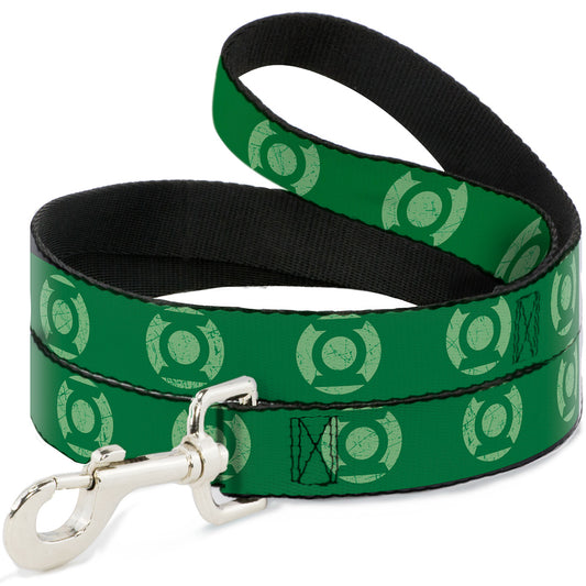 Dog Leash - Green Lantern Logo Weathered Greens