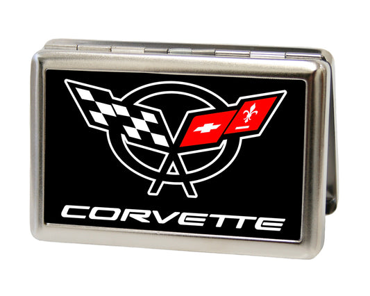 Business Card Holder - LARGE - Corvette FCG Black White Red