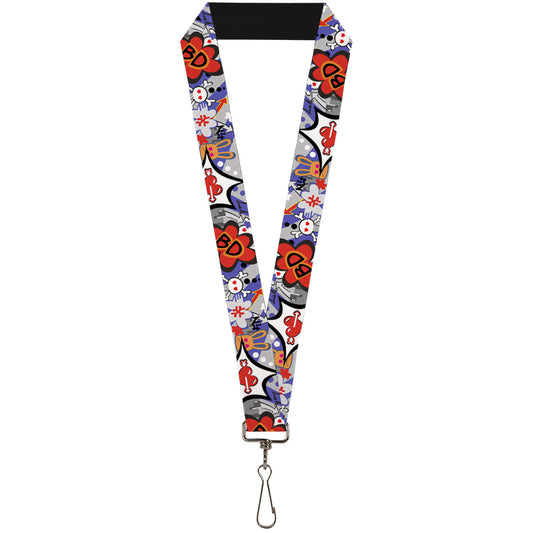 Lanyard - 1.0" - BD Cartoon