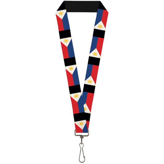 Lanyard - 1.0" - Philippines Flags