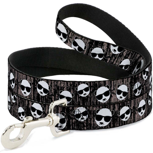 Dog Leash - Panda w/Sunglasses & Palm Trees