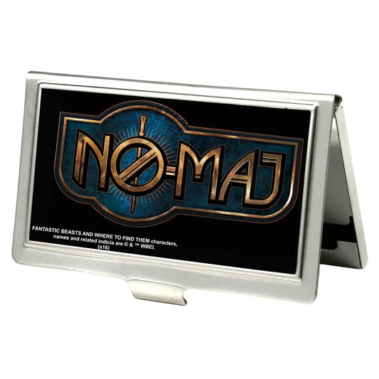 Business Card Holder - SMALL - FANTASTIC BEASTS AND WHERE TO FIND THEM NO-MAJ Icon FCG Black Golds Blues