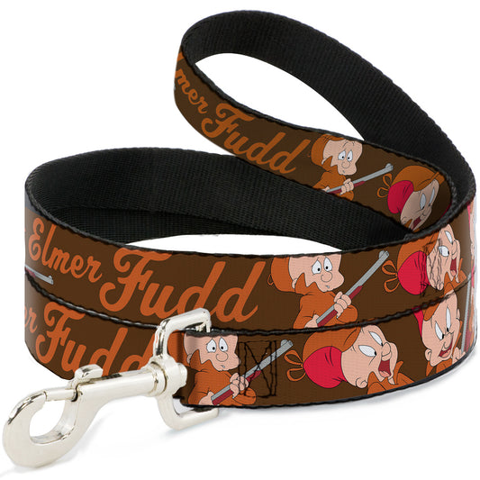 Dog Leash - ELMER FUDD w/Poses Browns