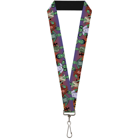 Lanyard - 1.0" - Walking Zombies