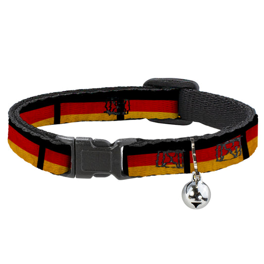 Cat Collar Breakaway - German Flag Distressed