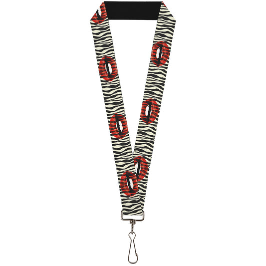 Lanyard - 1.0" - Mouth Zebra