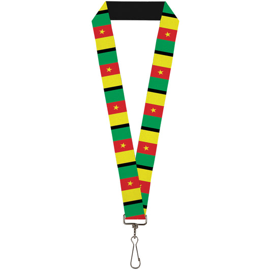 Lanyard - 1.0" - Cameroon Flags