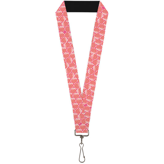 Lanyard - 1.0" - Peppermint Candies